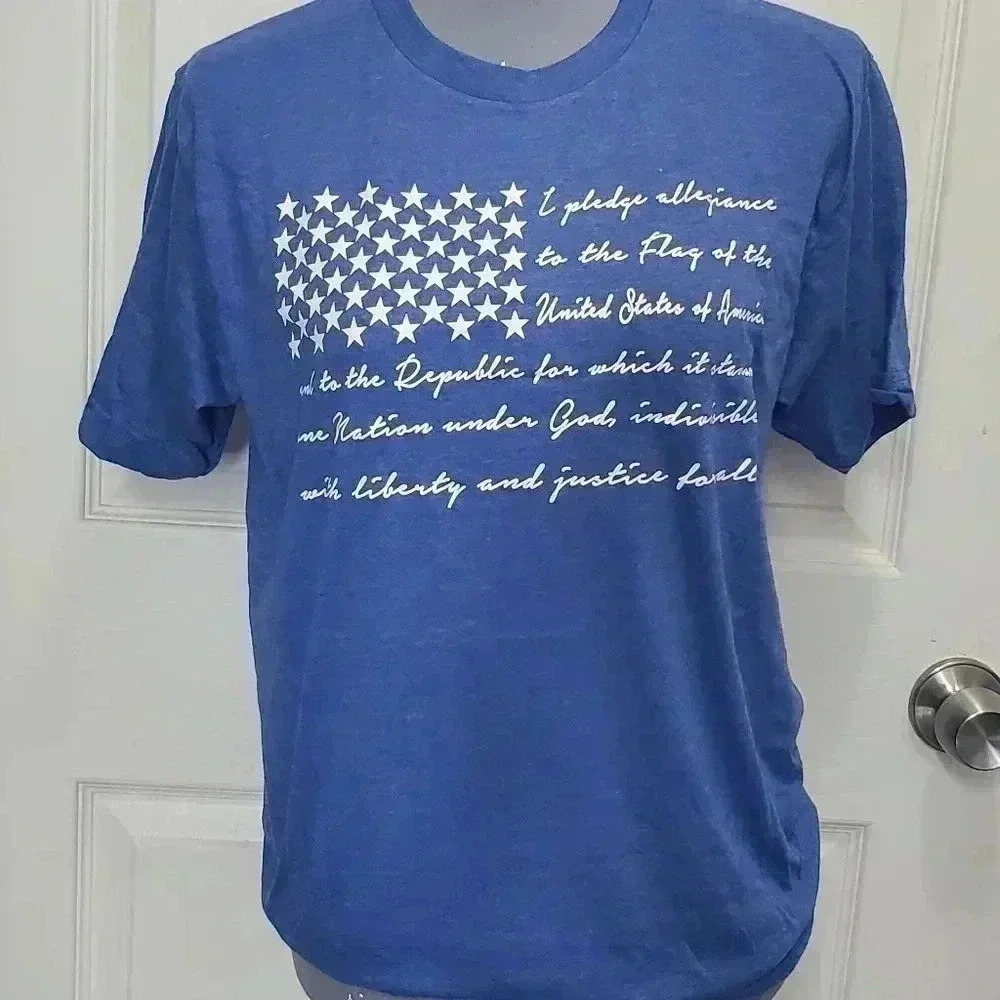 Pledge Of Allegiance Flag Tee